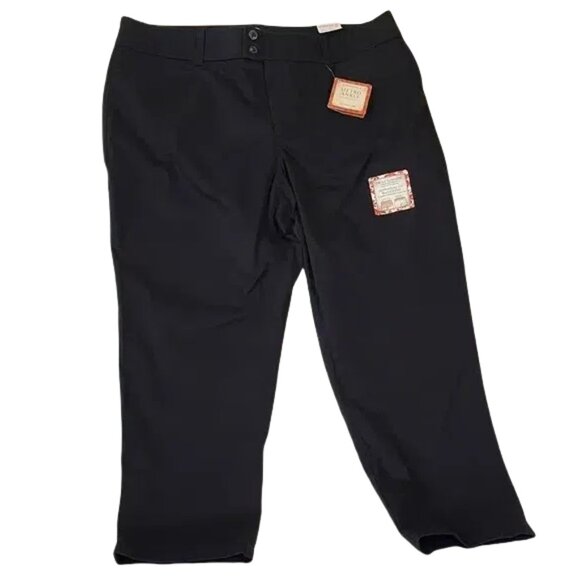 Dockers Women's Black Cropped Trousers - Picture 1 of 5